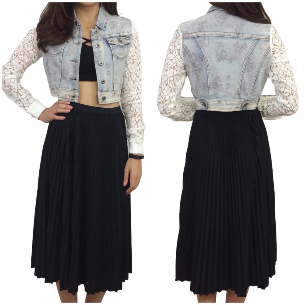 Cropped Denim Jacket - Picture 4 of 6